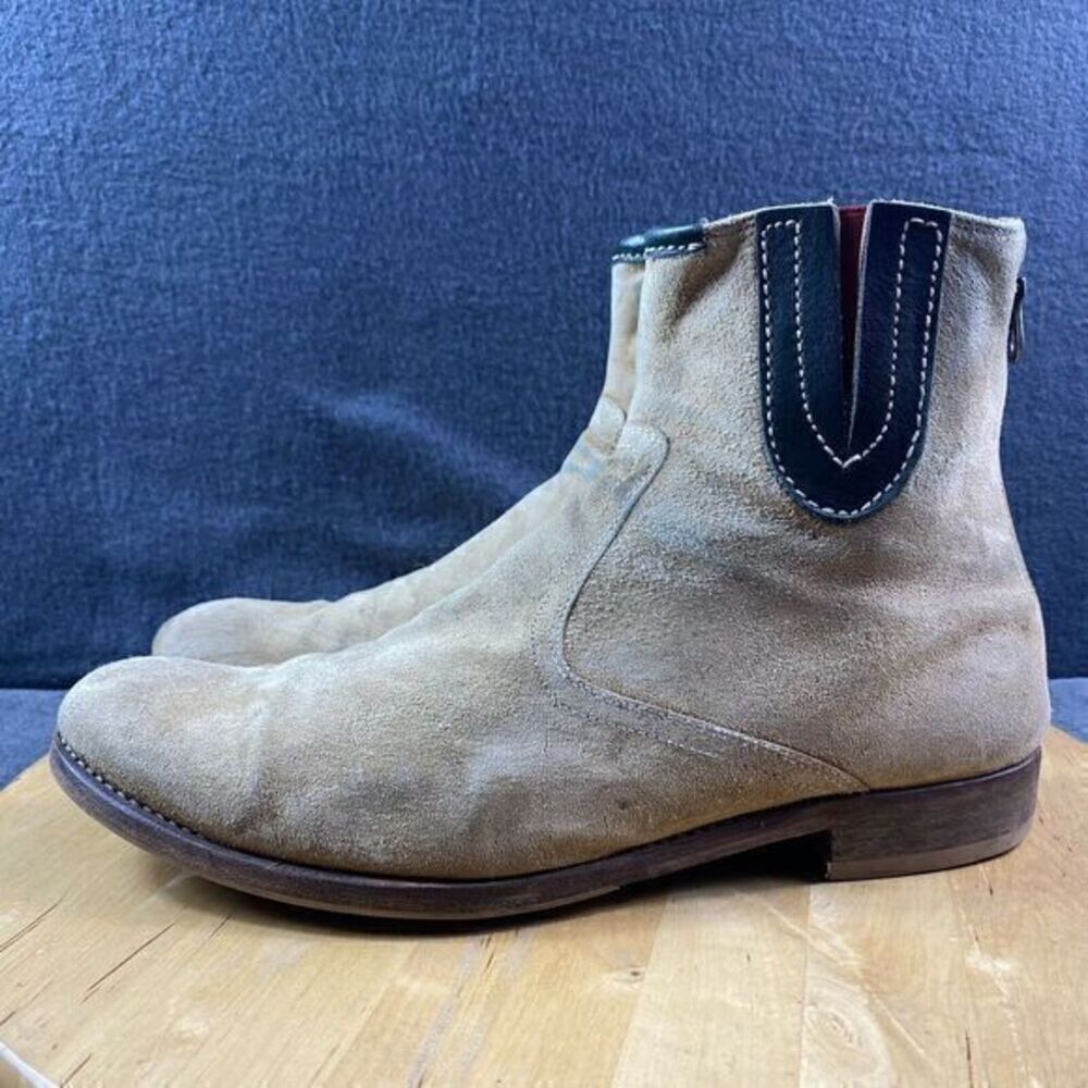 Men's Tan Suede Chelsea Boots